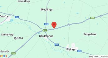 Vägarbete på E22 mellan Roslöv och Gårdstånga