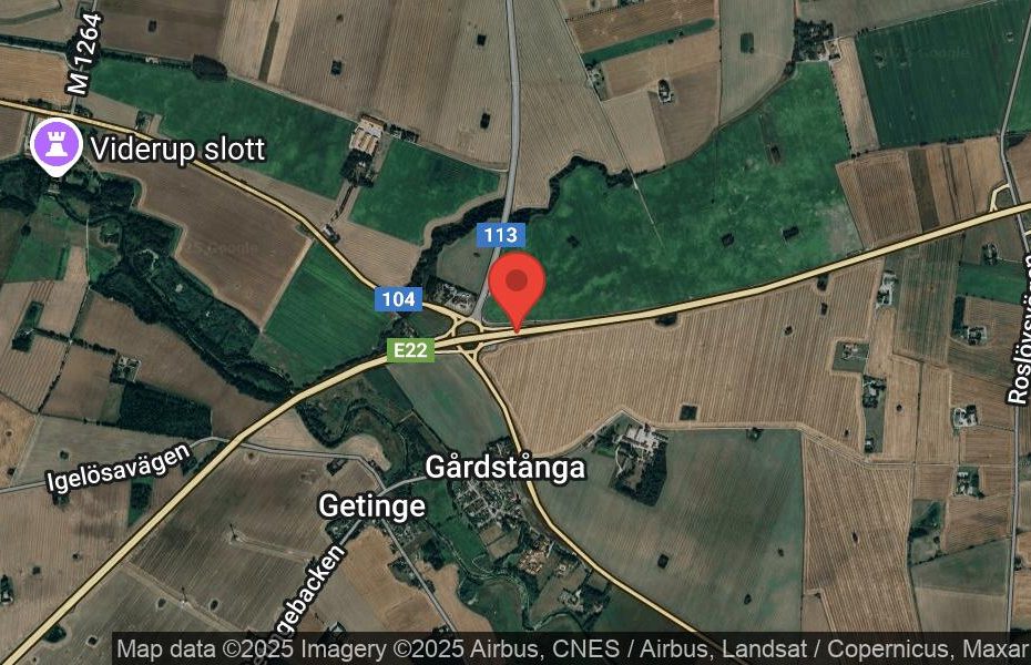 Händelseplats, Google Maps