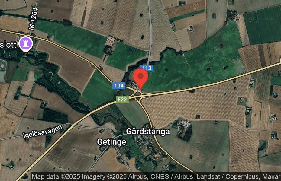 Händelseplats, Google Maps