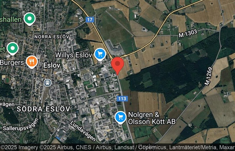 Händelseplats, Google Maps